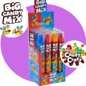Bonbon spray Big Candy Mix display de 16