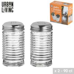 Salière et poivrière en verre 90ml