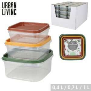 Boîte frigo carré /3 400ml, 700ml, 1000ml