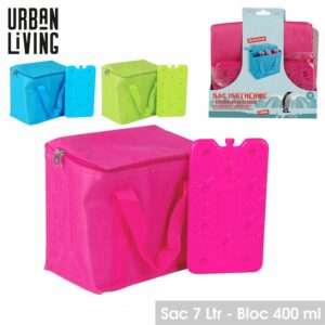Sac isotherme 7 litres avec bloc froid 400ml