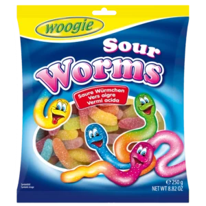 Bonbon acidulé Worms Woogie paquet XXL 250g