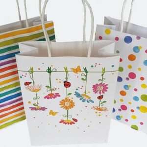 Sac cadeau 21*15cm couleur assortie