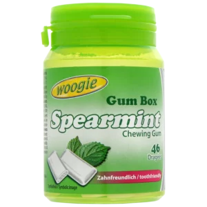 Chewing-gum sans sucre menthe verte 64,4g Woogie
