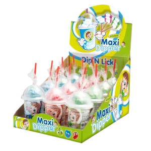 Sucette Maxi Dipper effervescent 47g display de 12