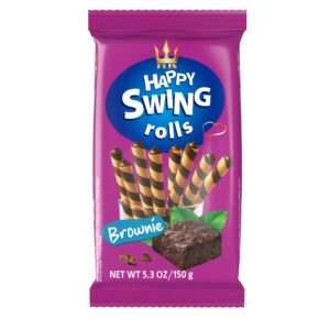 Biscuit Happy Swing Rolls Brownie 150g display de 16