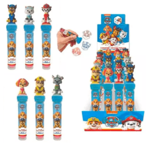 Bonbon jelly beans Paw Patrol avec tampon display de 24