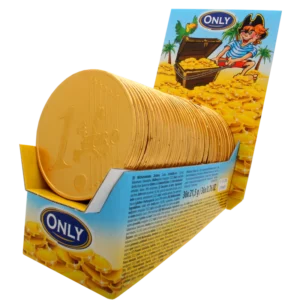 Chocolat au lait pièce d'Or XXL 21,5g, présentoir de 36