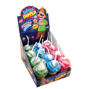 Sucette & poudre Splash Dipper 50g display de 12