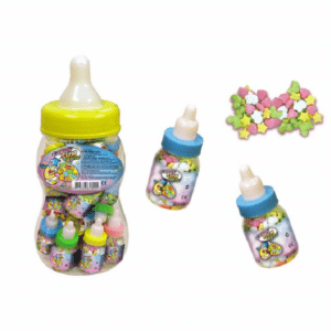 Bonbon biberon géant avec 20 mini biberons Funny Candy